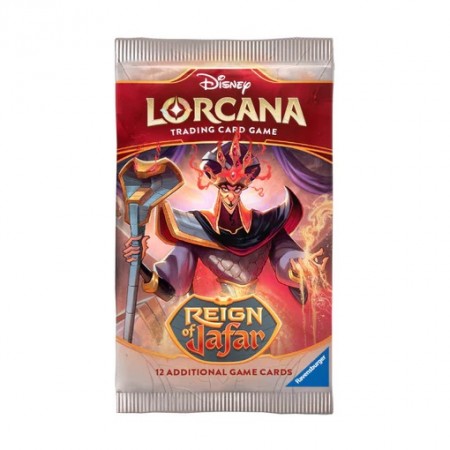 Disney Lorcana Reign of Jafar Booster kortų papildymas (12 kortų) (anglų k.)